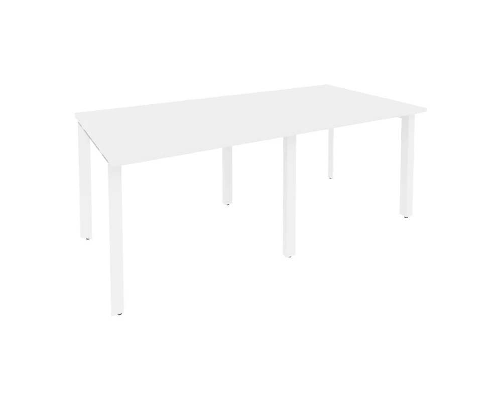 Стол переговорный (2 столешницы) на П-образном м/к 1960x980x750 Оникс / Onix