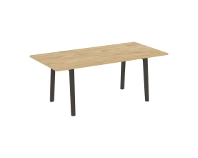Стол переговорный, опоры - массив дерева 198x98x75 Оникс Вуд Директ / Onix Wood Direct images