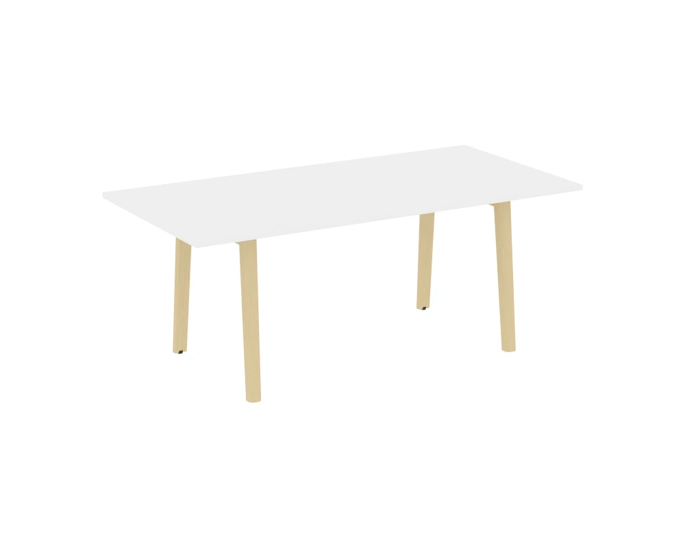 Стол переговорный, опоры - массив дерева 198x98x75 Оникс Вуд Директ / Onix Wood Direct