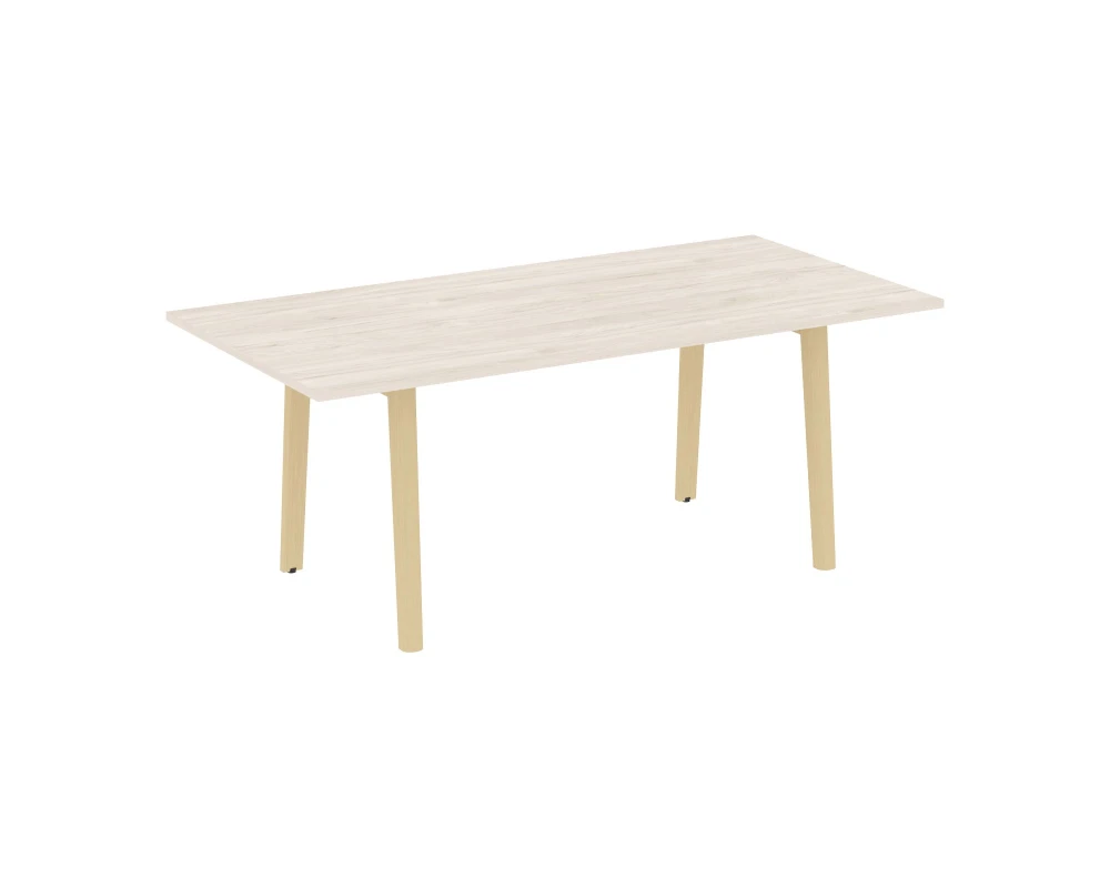 Стол переговорный, опоры - массив дерева 198x98x75 Оникс Вуд Директ / Onix Wood Direct