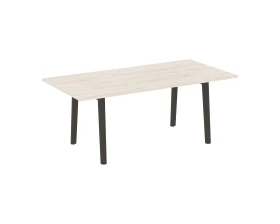 Стол переговорный, опоры - массив дерева 198x98x75 Оникс Вуд Директ / Onix Wood Direct images
