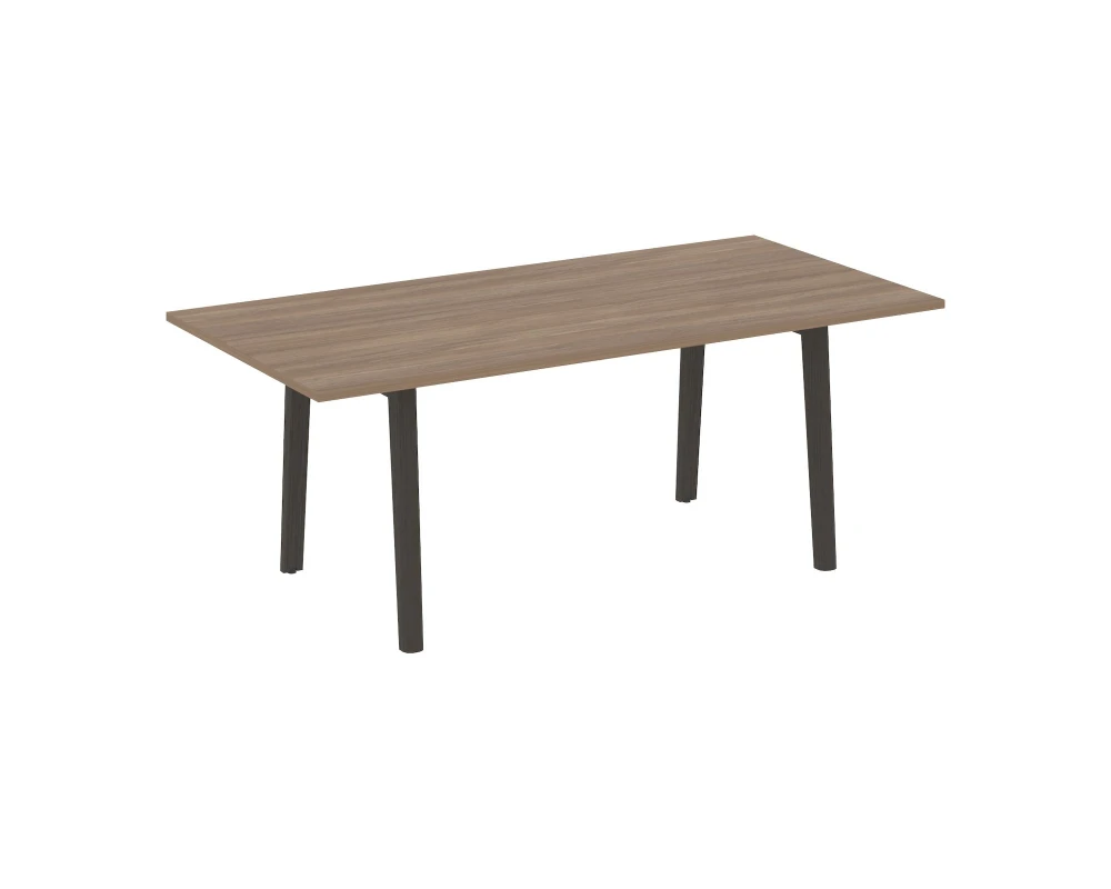 Стол переговорный, опоры - массив дерева 198x98x75 Оникс Вуд Директ / Onix Wood Direct