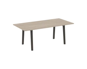 Стол переговорный, опоры - массив дерева 198x98x75 Оникс Вуд Директ / Onix Wood Direct images