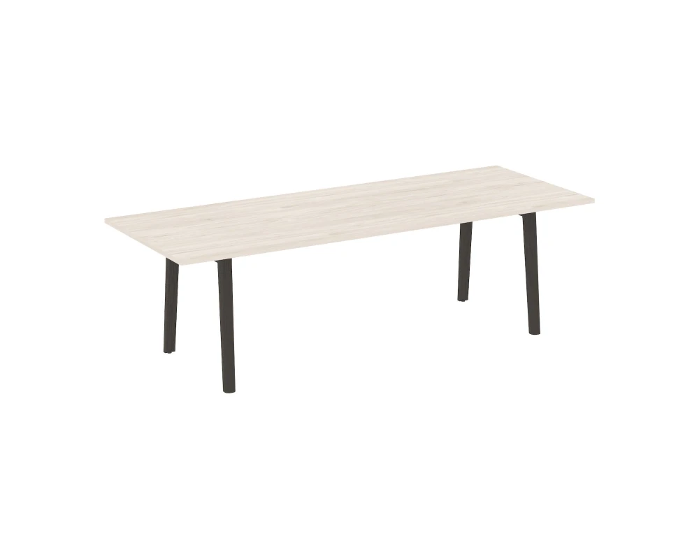 Стол переговорный, опоры - массив дерева 258x98x75 Оникс Вуд Директ / Onix Wood Direct