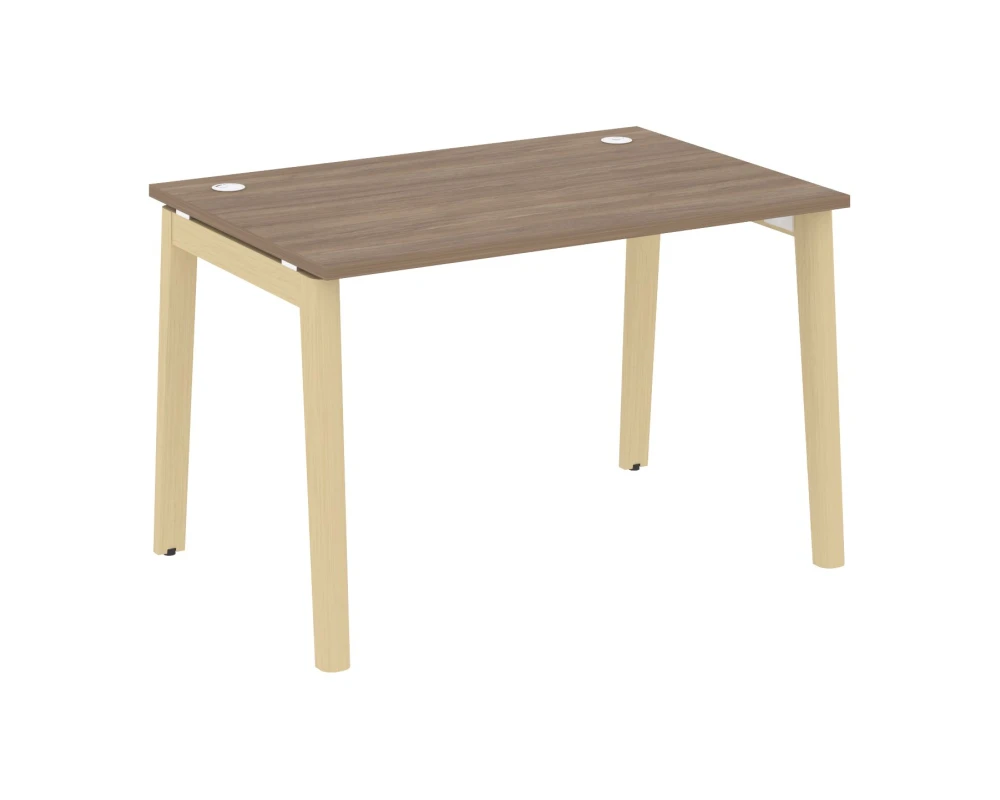Стол письменный, опоры - массив дерева 118x80x75 Оникс Вуд / Onix Wood