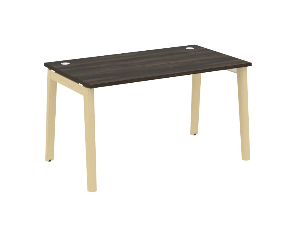 Стол письменный, опоры - массив дерева 138x80x75 Оникс Вуд / Onix Wood