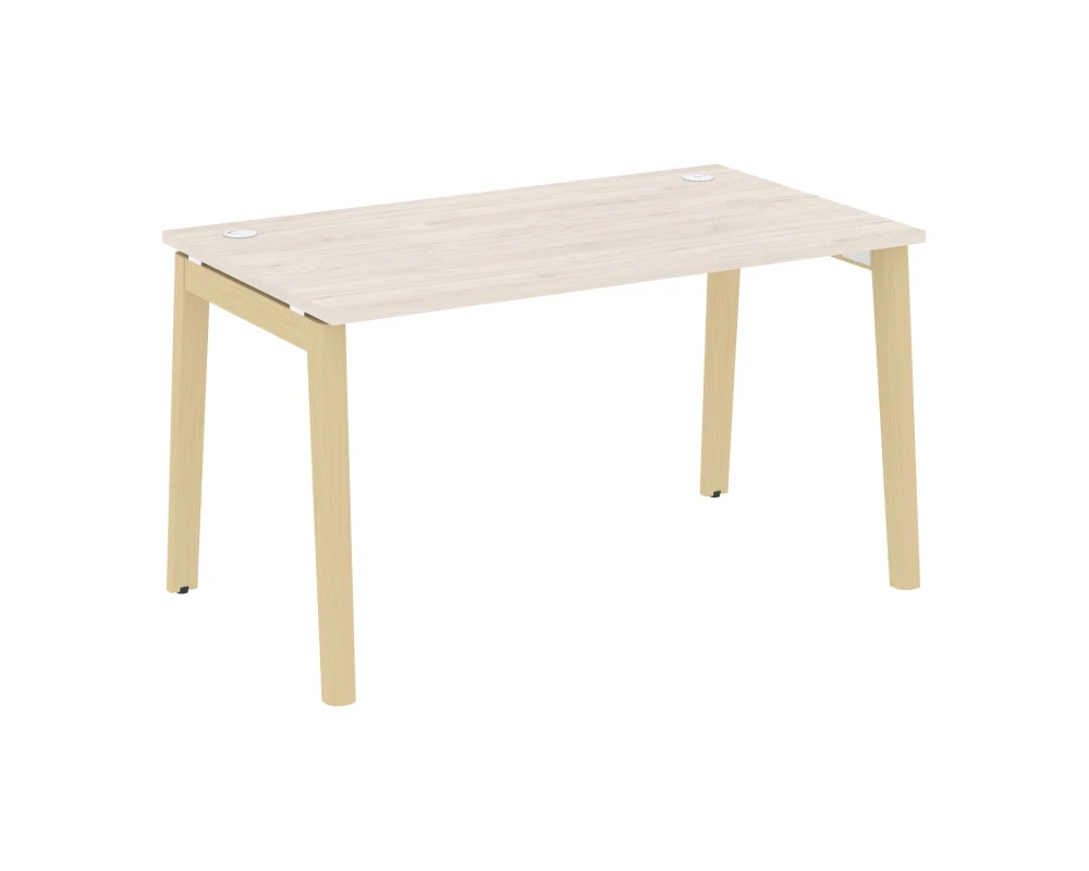 Стол письменный, опоры - массив дерева 138x80x75 Оникс Вуд / Onix Wood