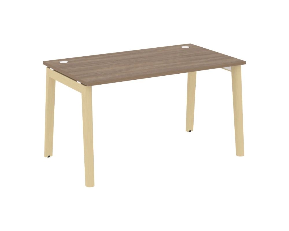 Стол письменный, опоры - массив дерева 138x80x75 Оникс Вуд / Onix Wood