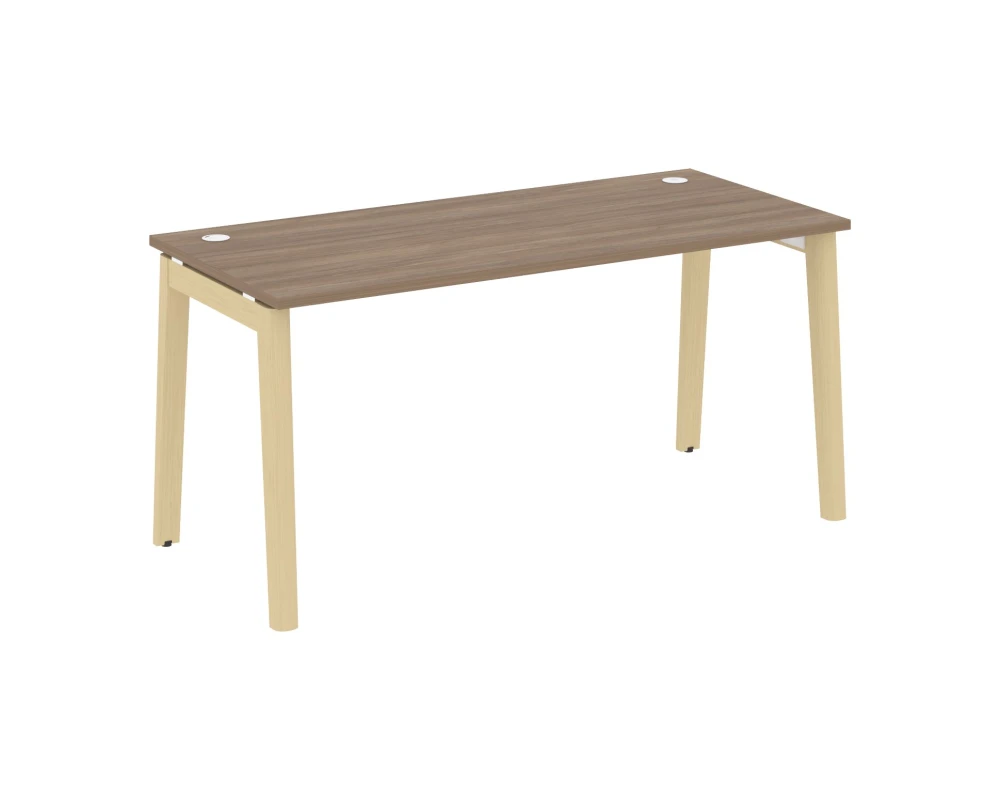 Стол письменный, опоры - массив дерева 158x72x75 Оникс Вуд / Onix Wood