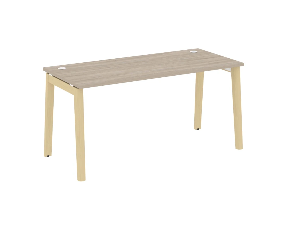 Стол письменный, опоры - массив дерева 158x72x75 Оникс Вуд / Onix Wood