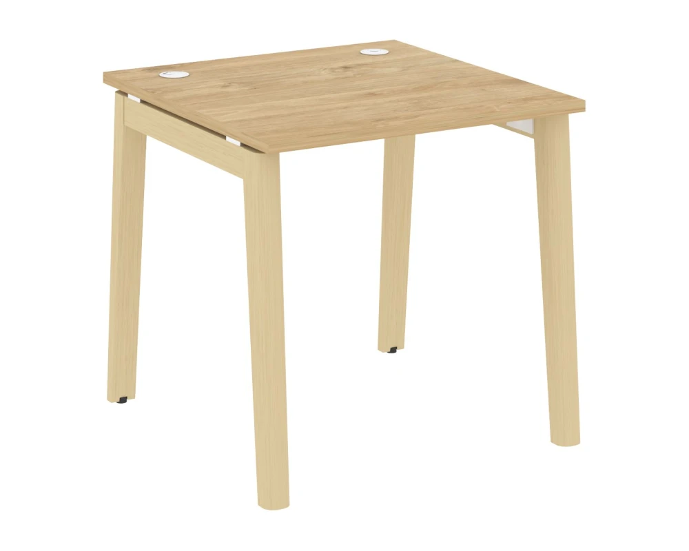 Стол письменный, опоры - массив дерева 78x80x75 Оникс Вуд / Onix Wood