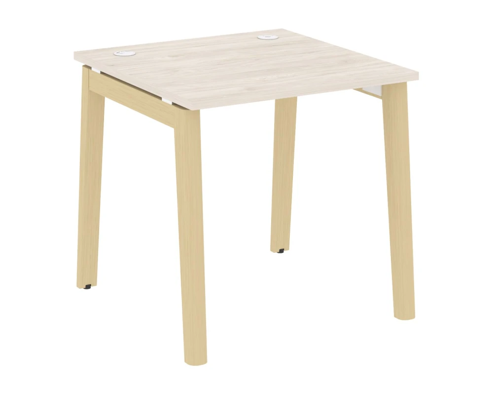 Стол письменный, опоры - массив дерева 78x80x75 Оникс Вуд / Onix Wood