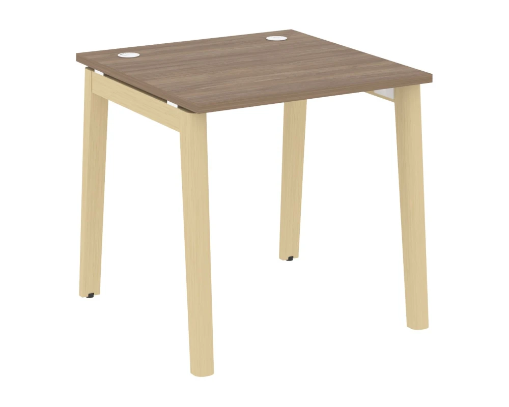 Стол письменный, опоры - массив дерева 78x80x75 Оникс Вуд / Onix Wood