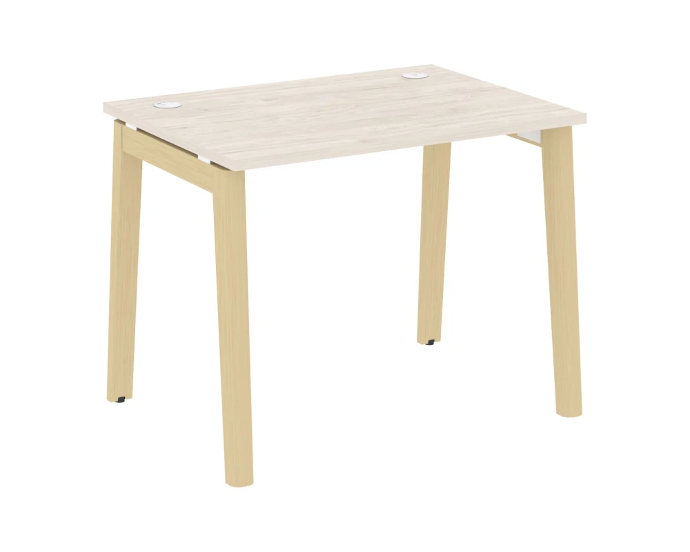 Стол письменный, опоры - массив дерева 98x72x75 Оникс Вуд / Onix Wood