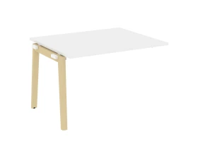 Проходной наборный элемент переговорного стола, опоры - массив дерева 118x98x75 Оникс Вуд / Onix Wood images