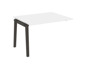 Проходной наборный элемент переговорного стола, опоры - массив дерева 118x98x75 Оникс Вуд / Onix Wood images