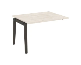 Проходной наборный элемент переговорного стола, опоры - массив дерева 118x98x75 Оникс Вуд / Onix Wood images