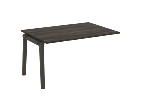 Проходной наборный элемент переговорного стола, опоры - массив дерева 138x98x75 Оникс Вуд / Onix Wood images