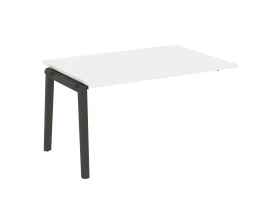 Проходной наборный элемент переговорного стола, опоры - массив дерева 138x98x75 Оникс Вуд / Onix Wood images