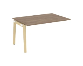 Проходной наборный элемент переговорного стола, опоры - массив дерева 138x98x75 Оникс Вуд / Onix Wood images