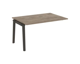 Проходной наборный элемент переговорного стола, опоры - массив дерева 138x98x75 Оникс Вуд / Onix Wood images