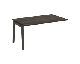 Проходной наборный элемент переговорного стола, опоры - массив дерева 158x98x75 Оникс Вуд / Onix Wood images