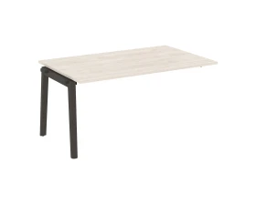 Проходной наборный элемент переговорного стола, опоры - массив дерева 158x98x75 Оникс Вуд / Onix Wood images