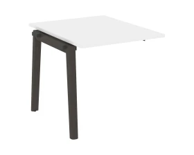 Проходной наборный элемент переговорного стола, опоры - массив дерева 78x98x75 Оникс Вуд / Onix Wood images