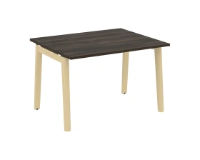 Стол переговорный (1 столешница), опоры - массив дерева 118x98x75 Оникс Вуд / Onix Wood images