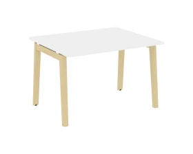 Стол переговорный (1 столешница), опоры - массив дерева 118x98x75 Оникс Вуд / Onix Wood images