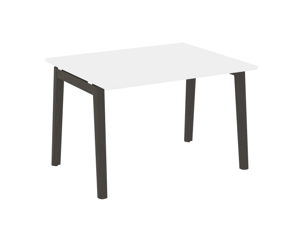 Стол переговорный (1 столешница), опоры - массив дерева 118x98x75 Оникс Вуд / Onix Wood