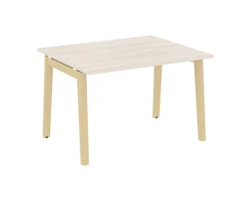 Стол переговорный (1 столешница), опоры - массив дерева 118x98x75 Оникс Вуд / Onix Wood images