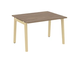 Стол переговорный (1 столешница), опоры - массив дерева 118x98x75 Оникс Вуд / Onix Wood images