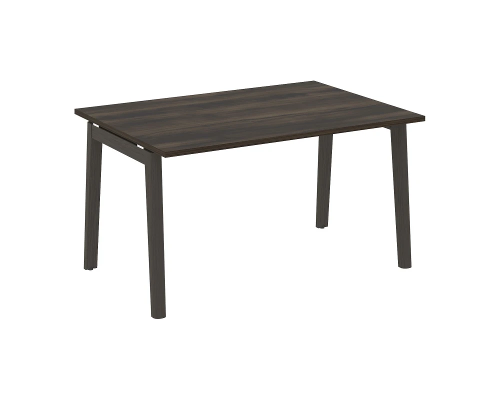 Стол переговорный (1 столешница), опоры - массив дерева 138x98x75 Оникс Вуд / Onix Wood