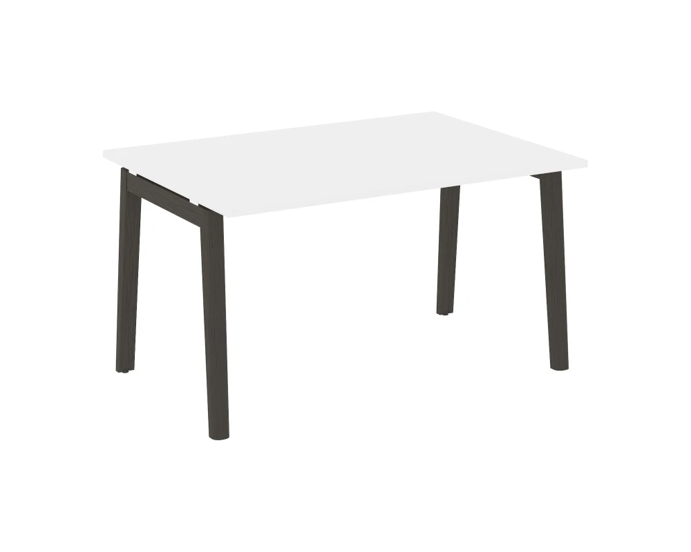 Стол переговорный (1 столешница), опоры - массив дерева 138x98x75 Оникс Вуд / Onix Wood