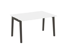 Стол переговорный (1 столешница), опоры - массив дерева 138x98x75 Оникс Вуд / Onix Wood images