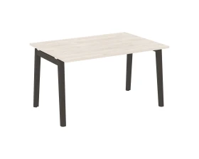 Стол переговорный (1 столешница), опоры - массив дерева 138x98x75 Оникс Вуд / Onix Wood images