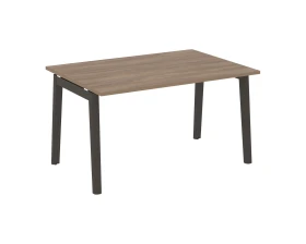 Стол переговорный (1 столешница), опоры - массив дерева 138x98x75 Оникс Вуд / Onix Wood images