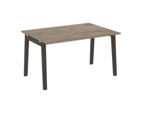 Стол переговорный (1 столешница), опоры - массив дерева 138x98x75 Оникс Вуд / Onix Wood images