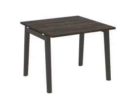 Стол переговорный (1 столешница), опоры - массив дерева 98x98x75 Оникс Вуд / Onix Wood images