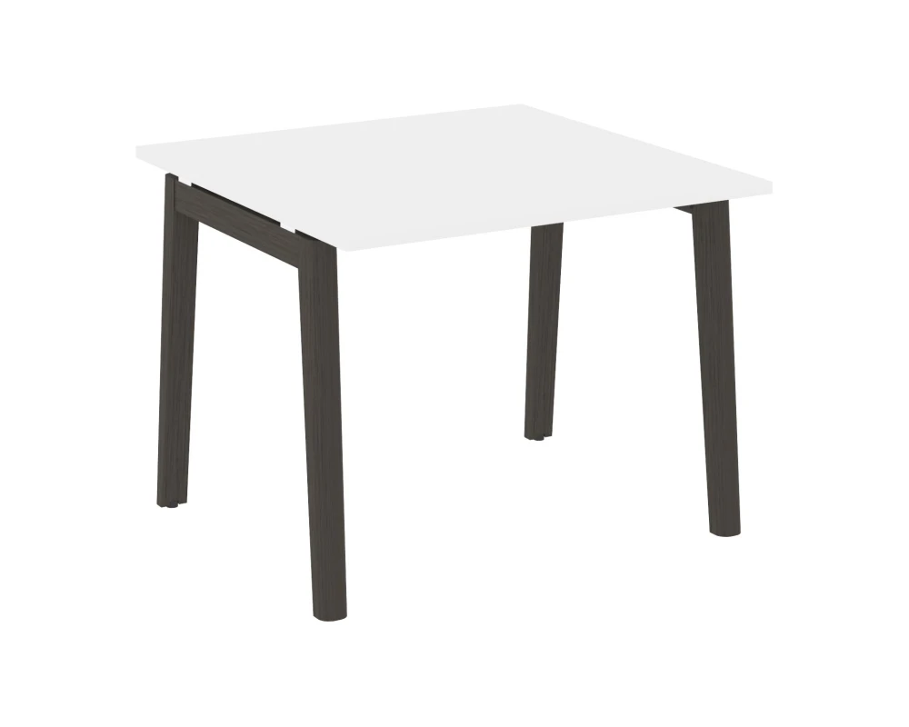 Стол переговорный (1 столешница), опоры - массив дерева 98x98x75 Оникс Вуд / Onix Wood
