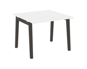 Стол переговорный (1 столешница), опоры - массив дерева 98x98x75 Оникс Вуд / Onix Wood images