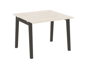 Стол переговорный (1 столешница), опоры - массив дерева 98x98x75 Оникс Вуд / Onix Wood images