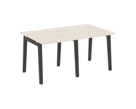 Стол переговорный (2 столешницы), опоры - массив дерева 156x98x75 Оникс Вуд / Onix Wood images