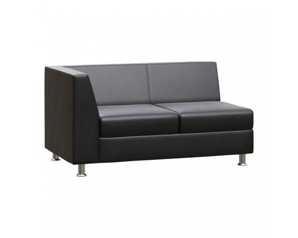 Секция с подлокотником двухместная правая Прайм / Prime