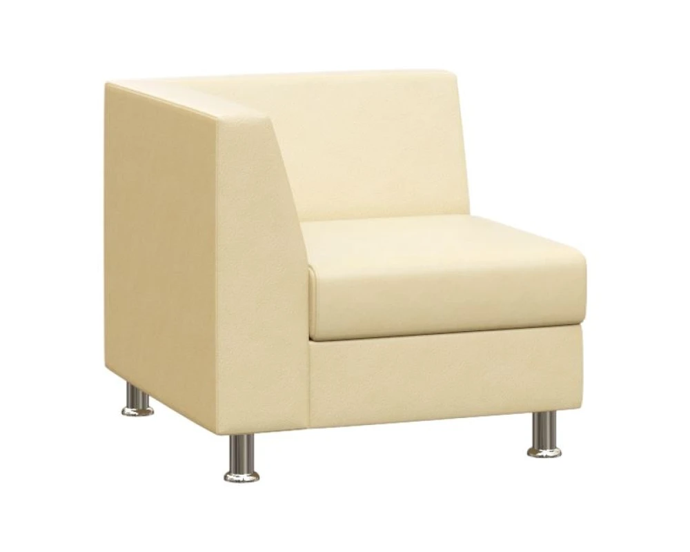 Секция с подлокотником одноместная правая Прайм / Prime