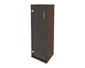 Шкаф средний узкий левый 1 средняя дверь стекло Рива / Riva images