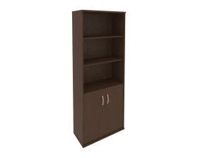 Шкаф высокий широкий 2 низкие двери ЛДСП Рива / Riva images