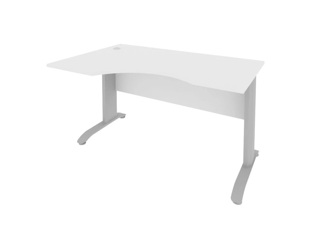 Стол криволинейный левый металлокаркас 1400x900x755 Рива / Riva