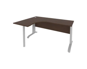 Стол офисный угловой левый металлокаркас 1600x1200x755 Рива / Riva images